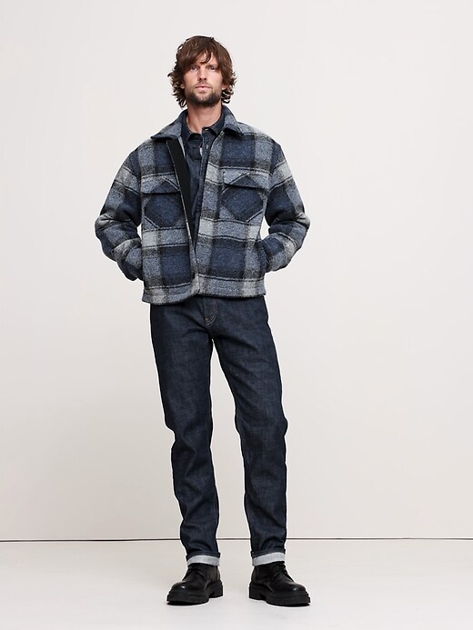 Plaid Shirt Jacket | Banana Republic
