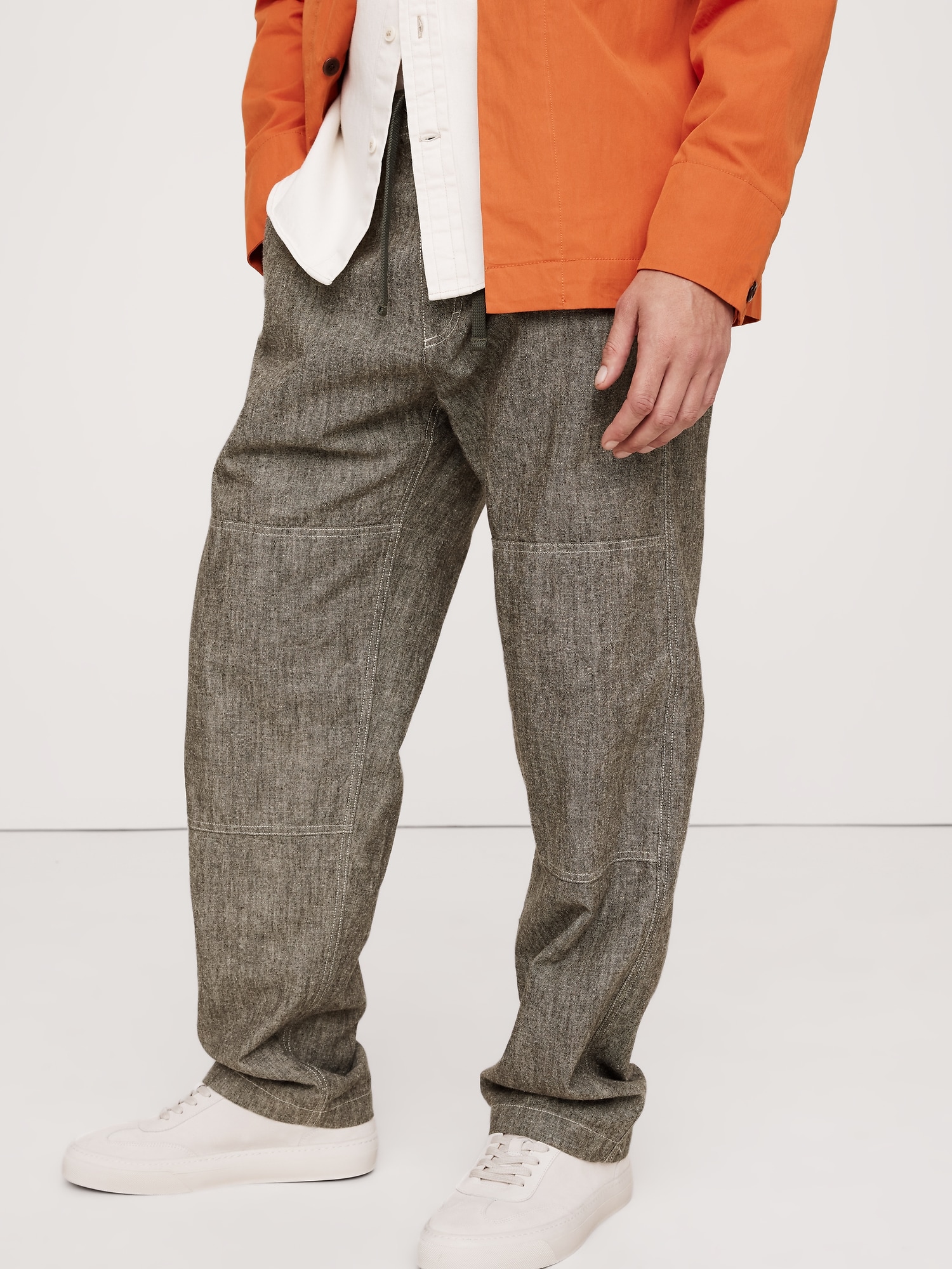 Loose Hemp-Cotton Chore Pant