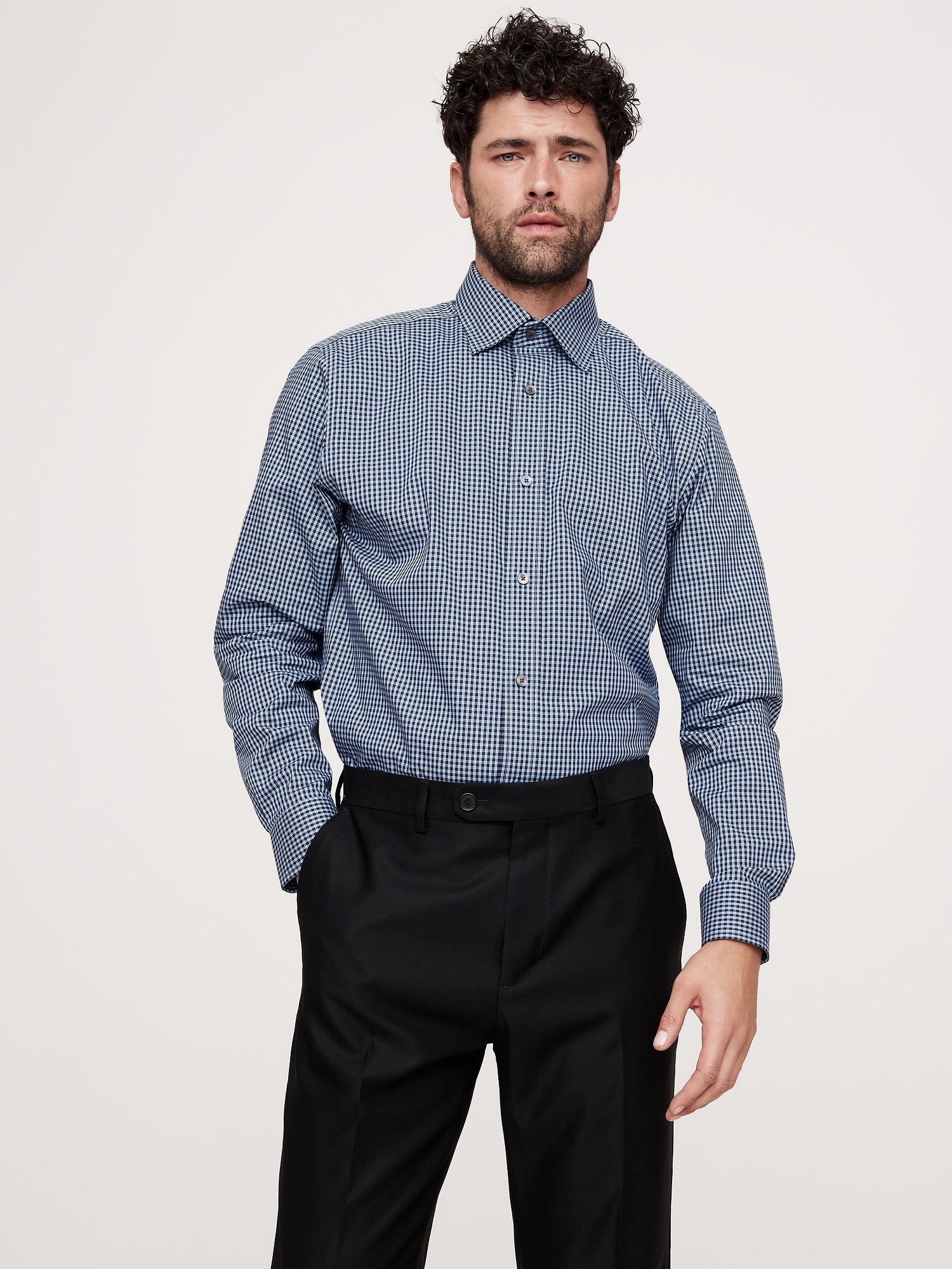 Standard-Fit Wrinkle-Resistant Dress Shirt