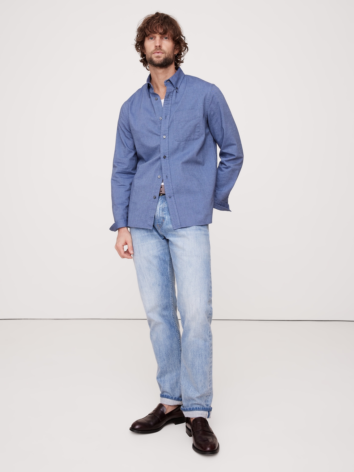 Standard-Fit Oxford Shirt