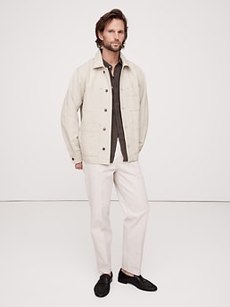 050401● Riprap LINEN CHORE COAT L リネン 050401○ Riprap LINEN CHORE COAT L リネン