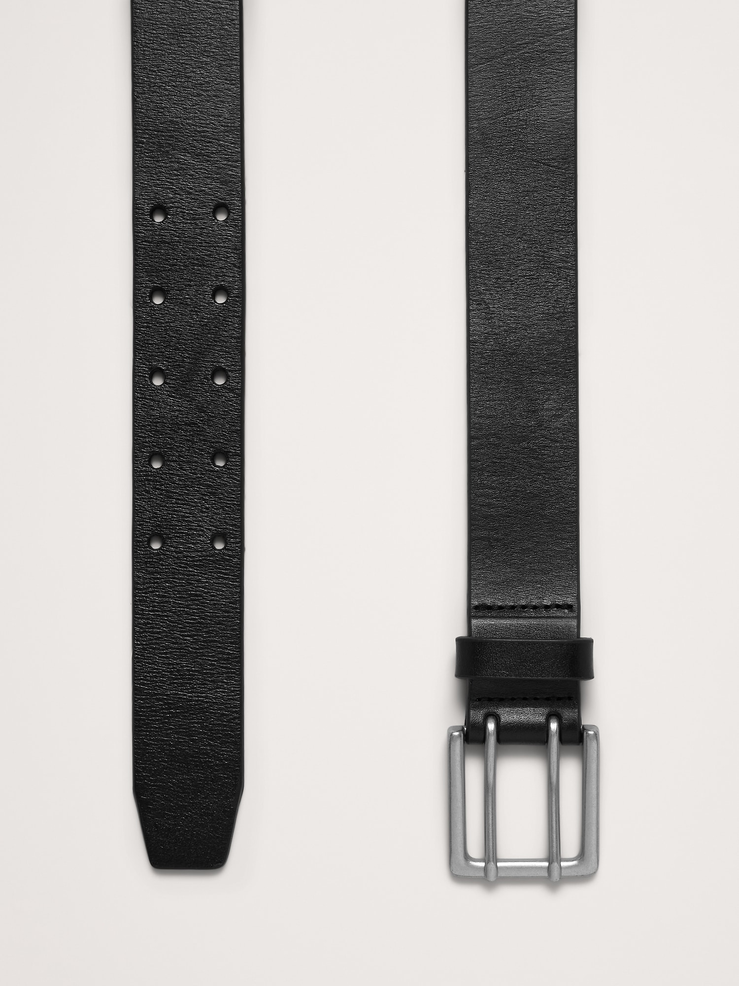 Double-Prong Leather Belt