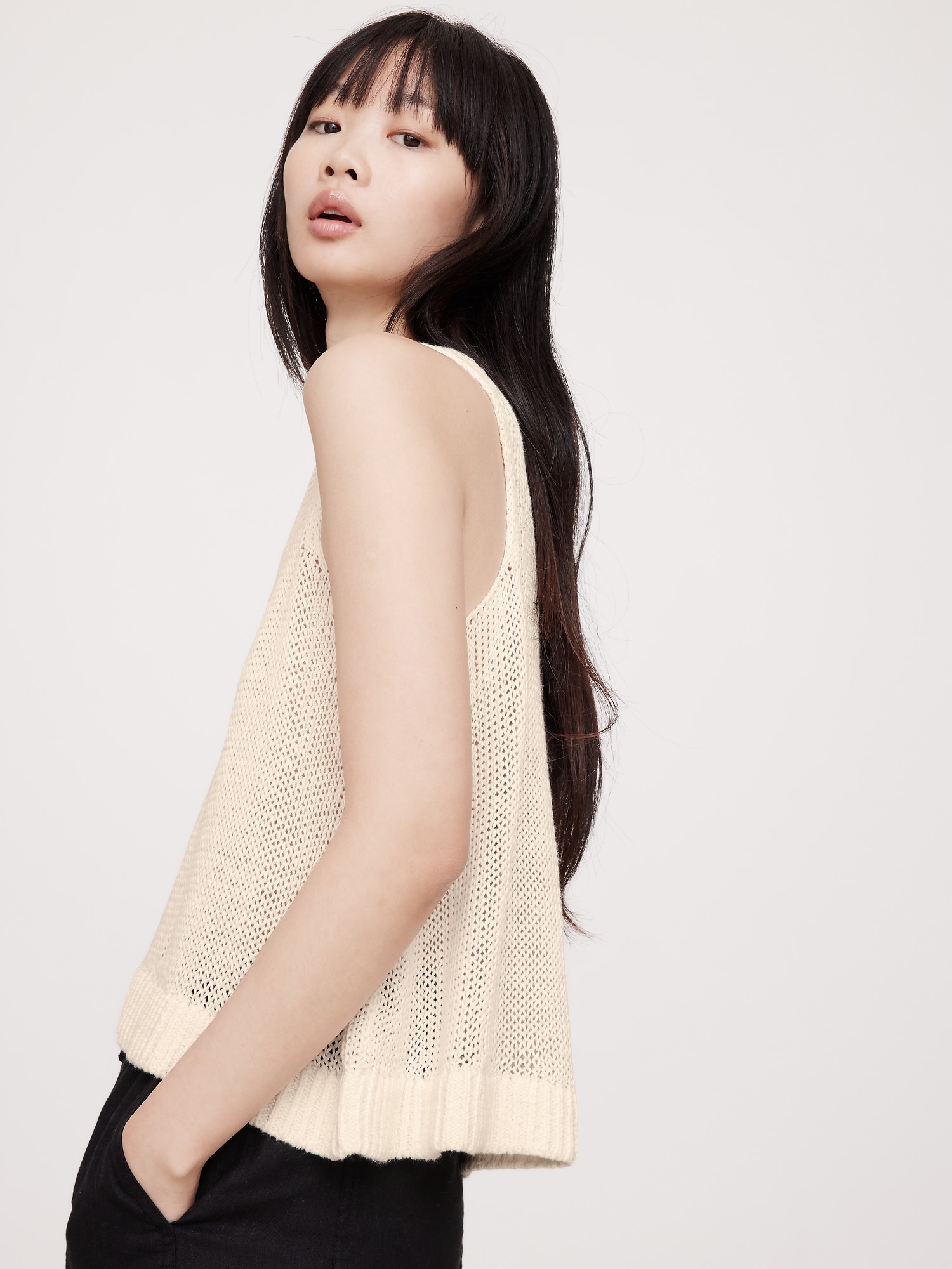 Linen Sweater Tank