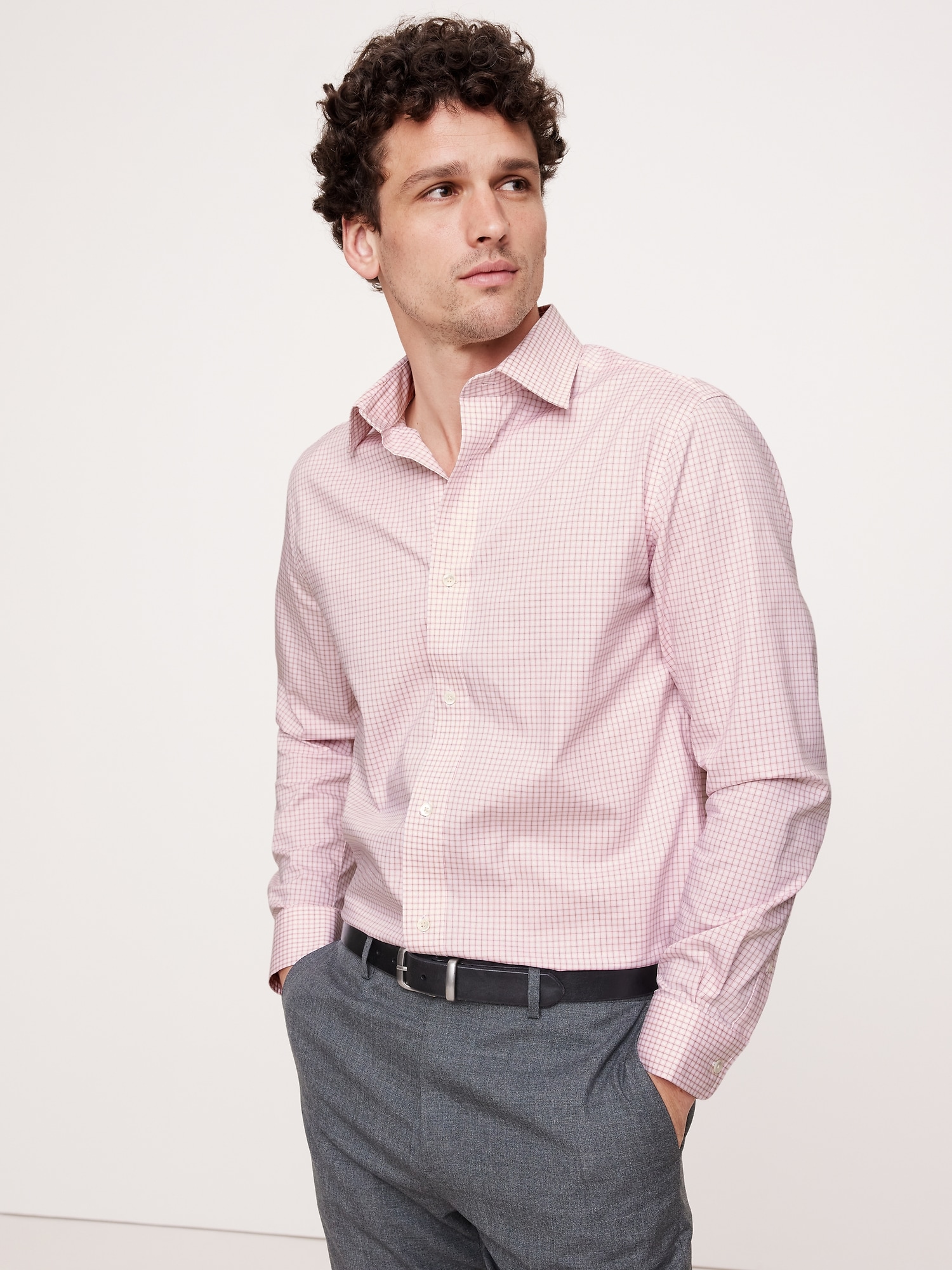 Standard-Fit Wrinkle-Resistant Dress Shirt - Multi