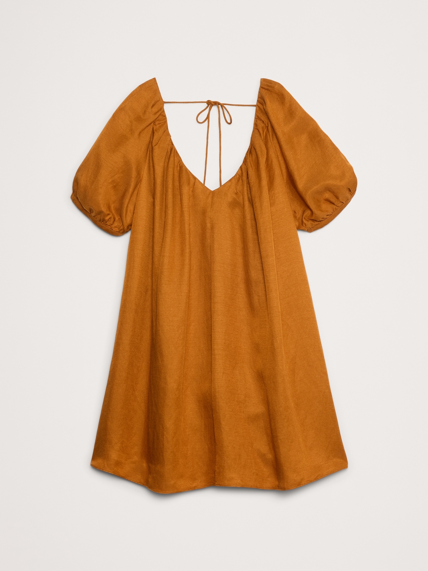 Viscose-Linen Mini Dress