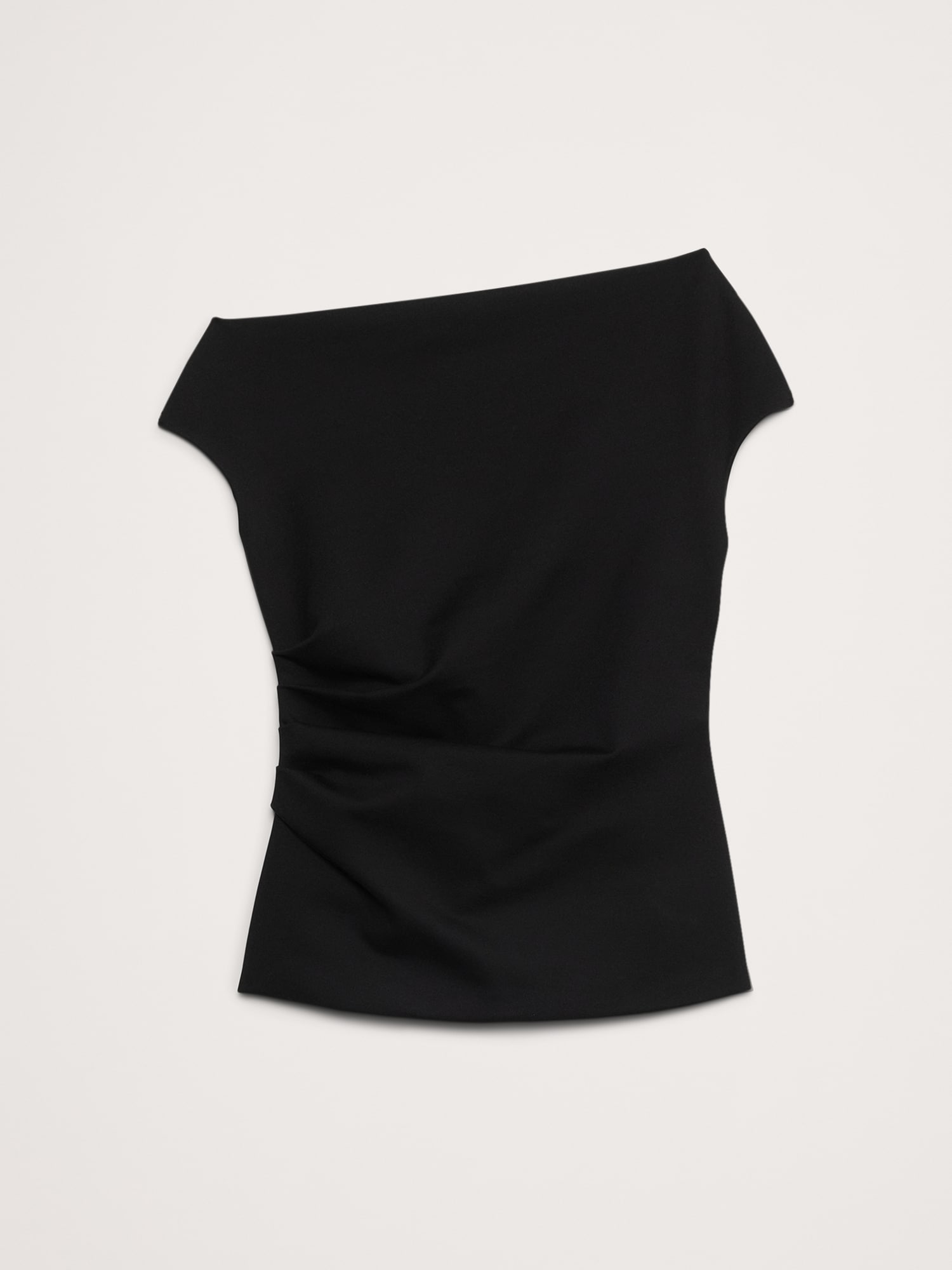 Everywhere Ponte One-Shoulder Top