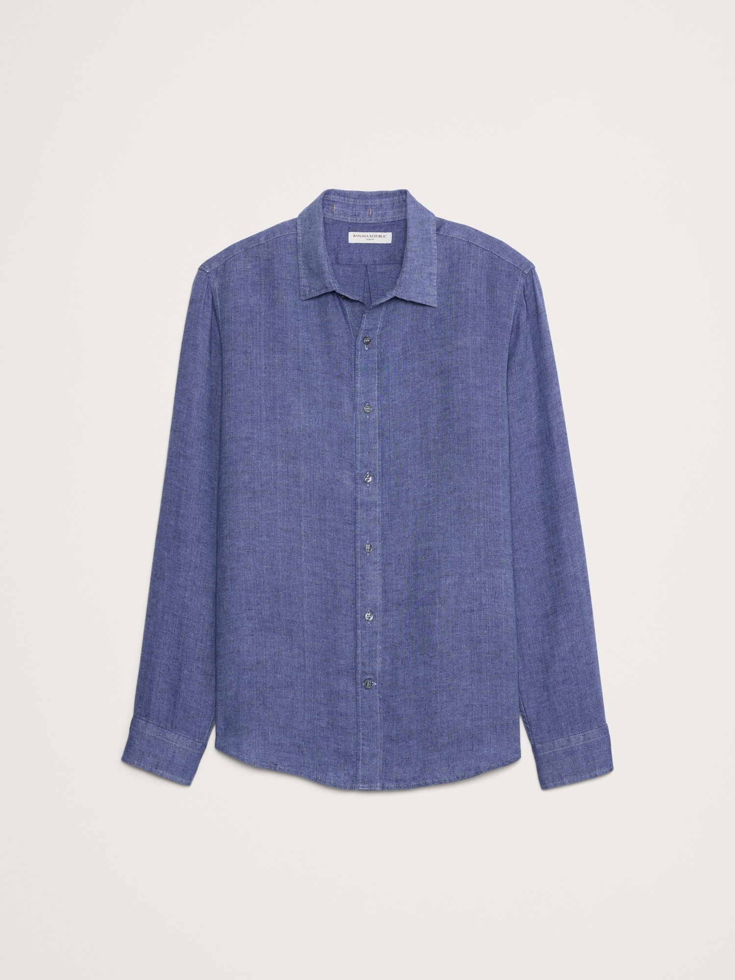 Slim-Fit Linen Shirt