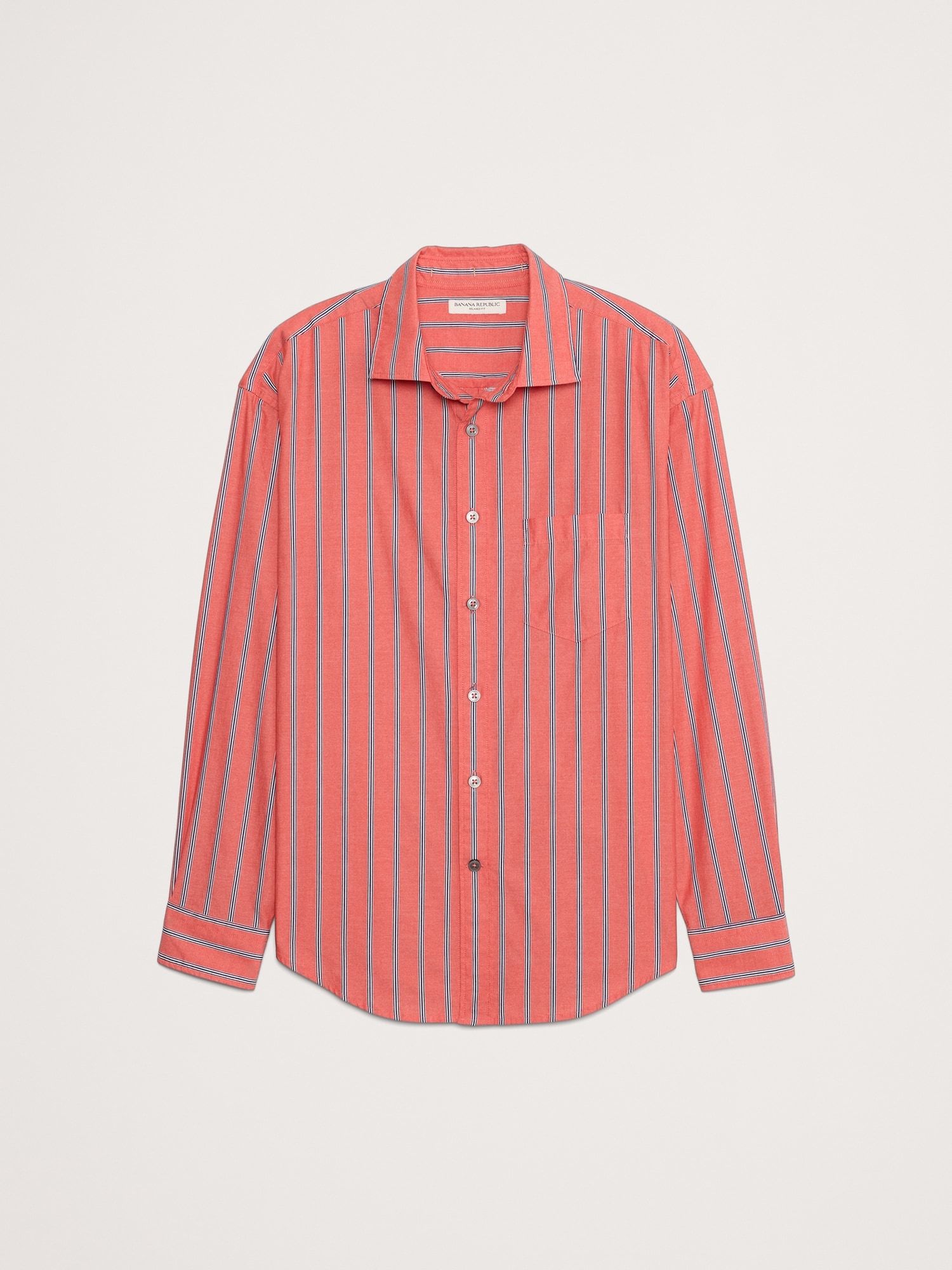 Relaxed-Fit Washed Poplin Shirt