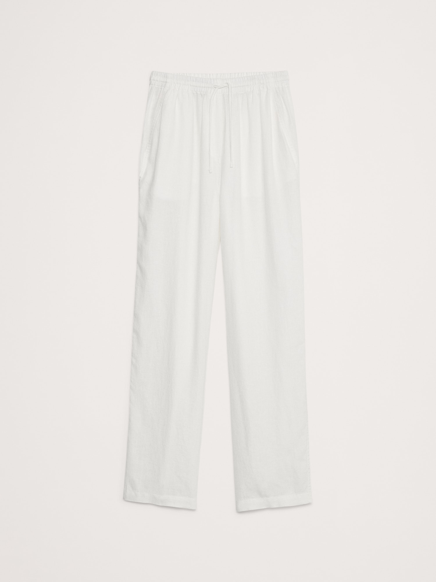 Linen Pull-On Ankle Pant