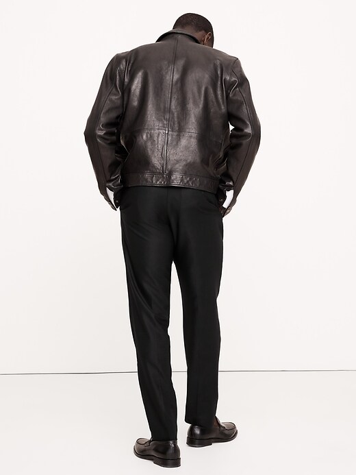 スラックス Perfect Minimal Banding Slacks (7color) Signature Italian Hopsack Suit Pant | Banana Republic