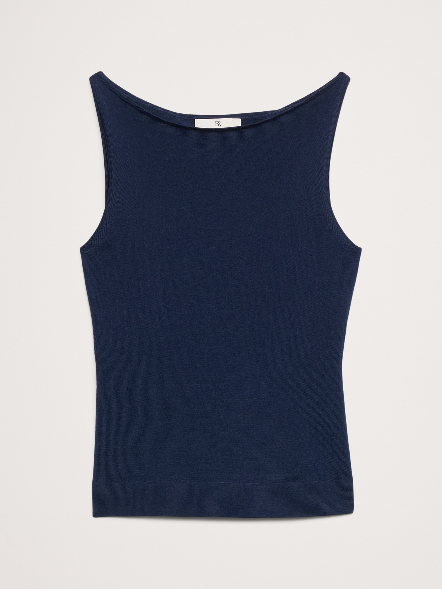 Lightweight Merino Boat-Neck Tank