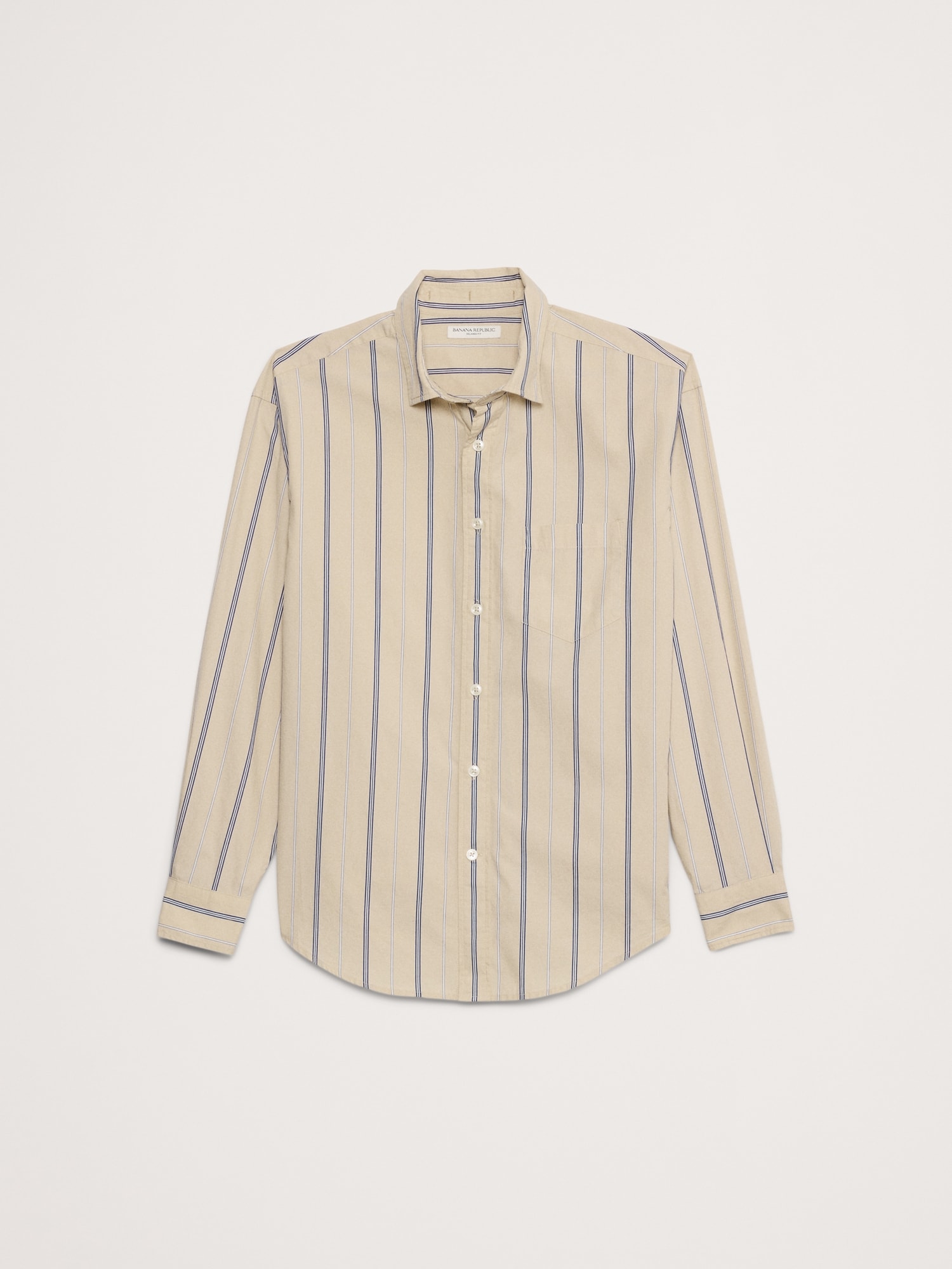 Relaxed-Fit Washed Poplin Shirt