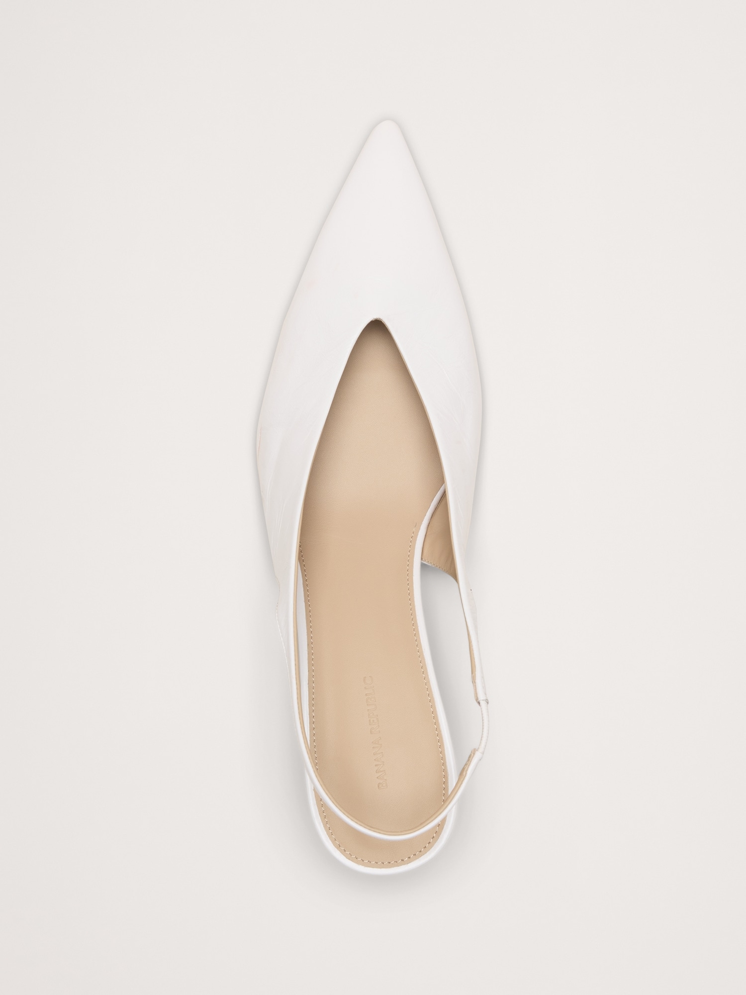 Italian Leather Slingback Pump