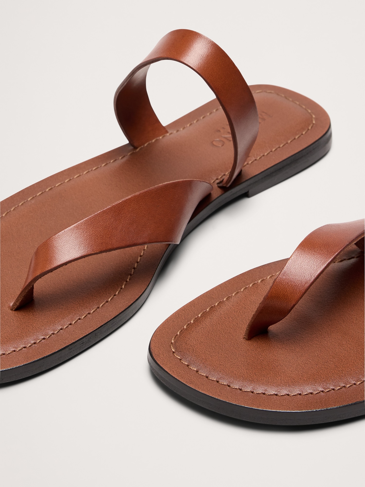 Leather Slide Sandal