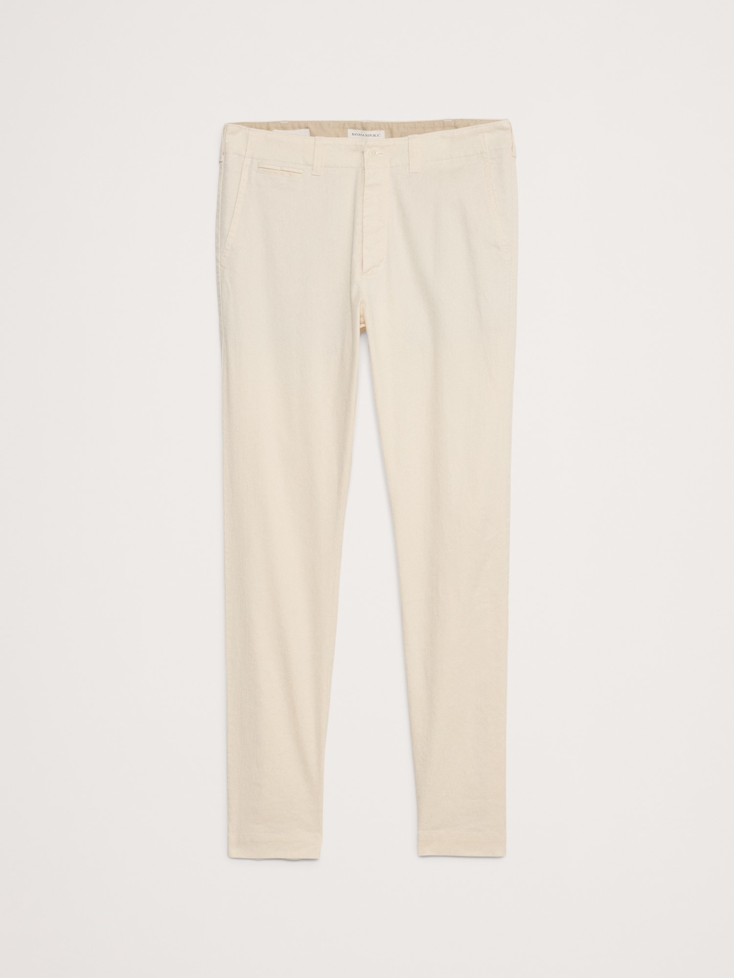 Athletic Slim Linen-Cotton Chino