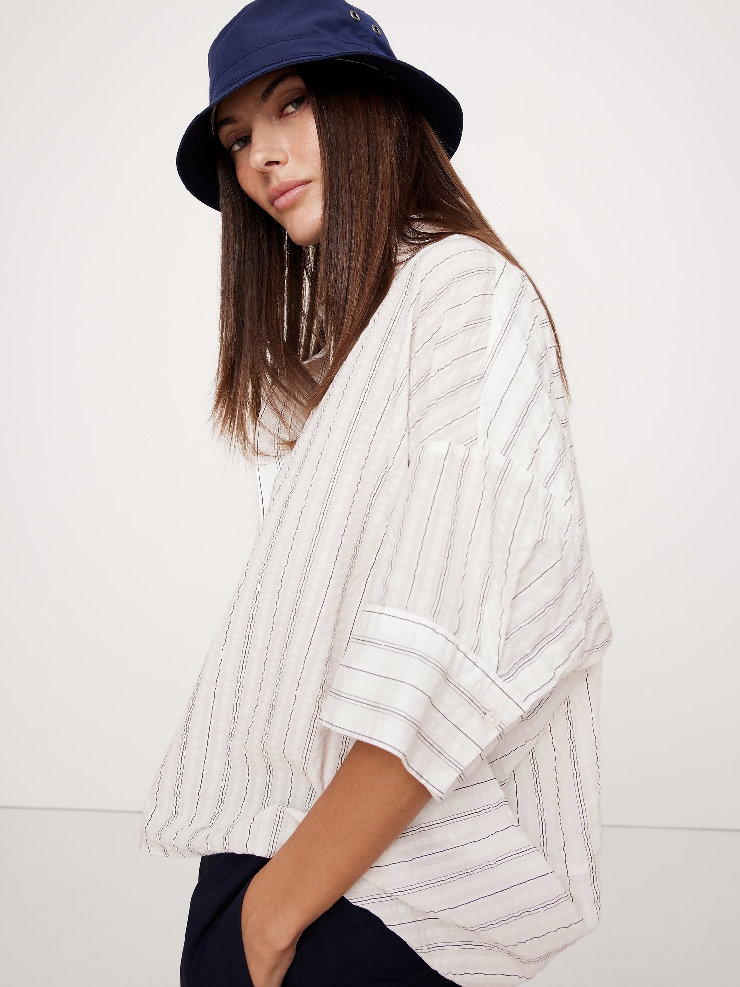 Oversized Popover Shirt