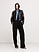 Image number 2 showing, Mid-Rise Wide-Leg Drapey Twill Pant