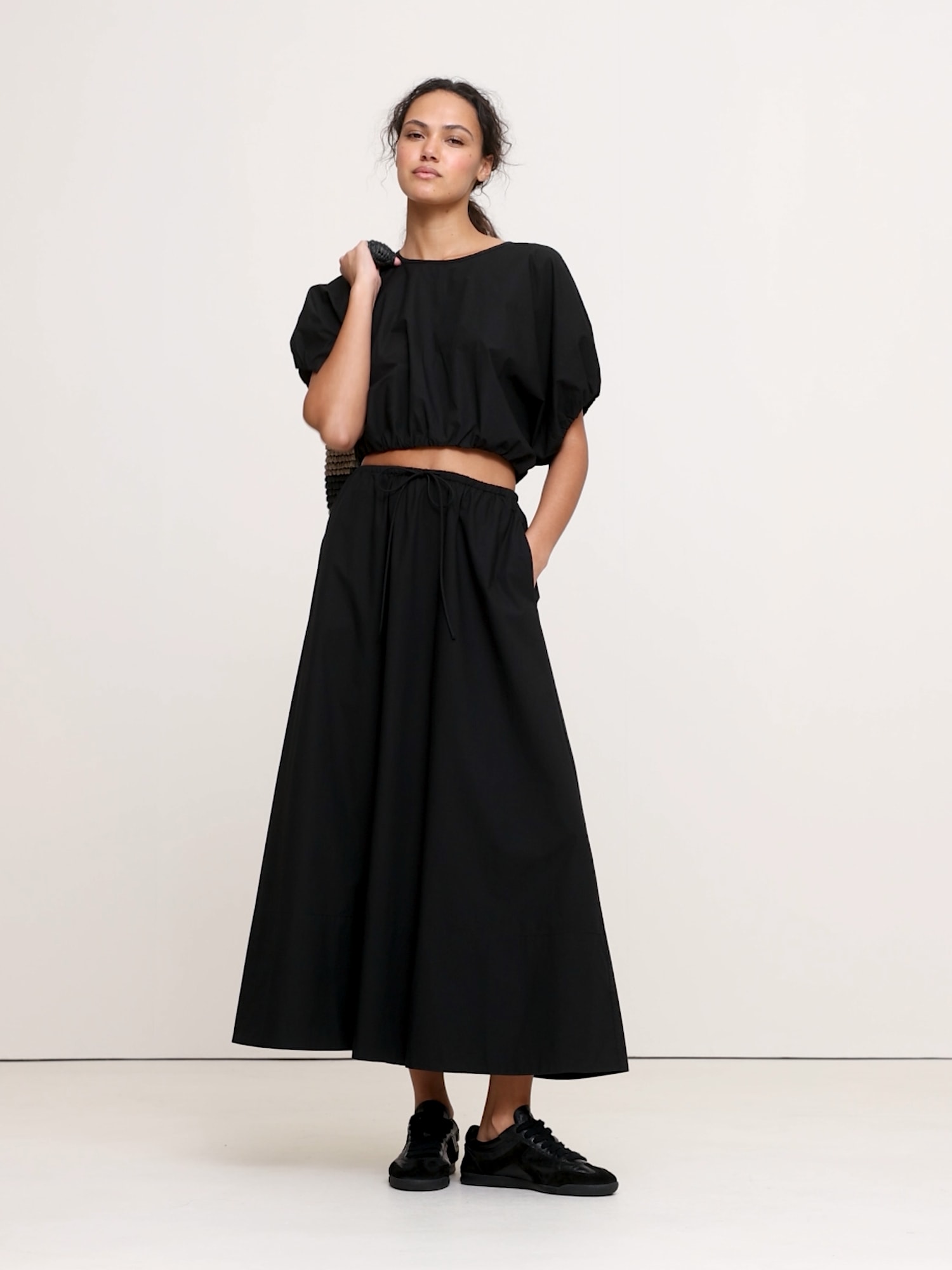 Image number 2 showing, Cotton Poplin Maxi Skirt