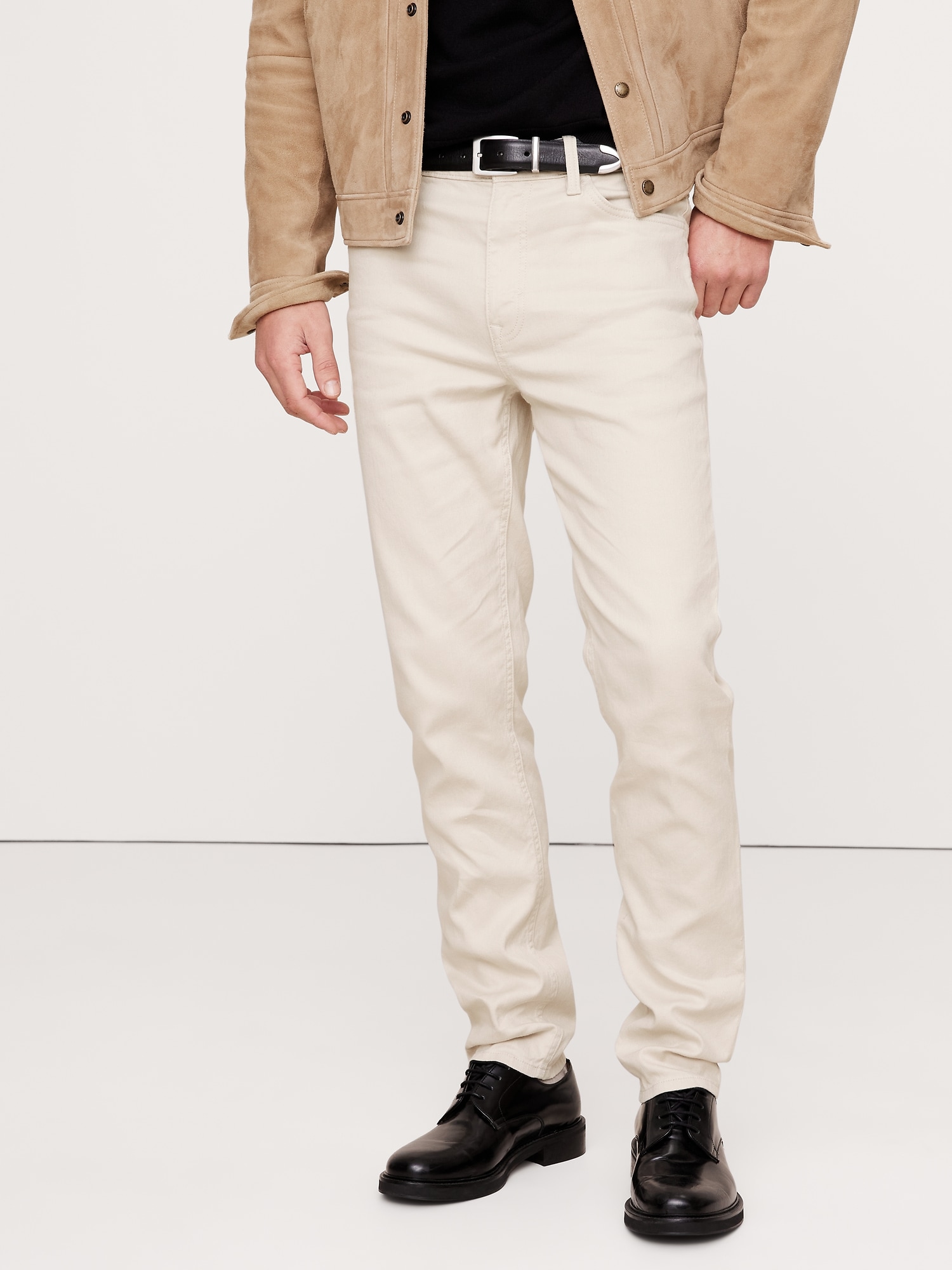 Slim Linen-Cotton Traveler Pant