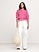 Image number 2 showing, Cotton Cropped Dolman Sweater