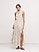 Image number 2 showing, Matte Silk Halter Maxi Dress