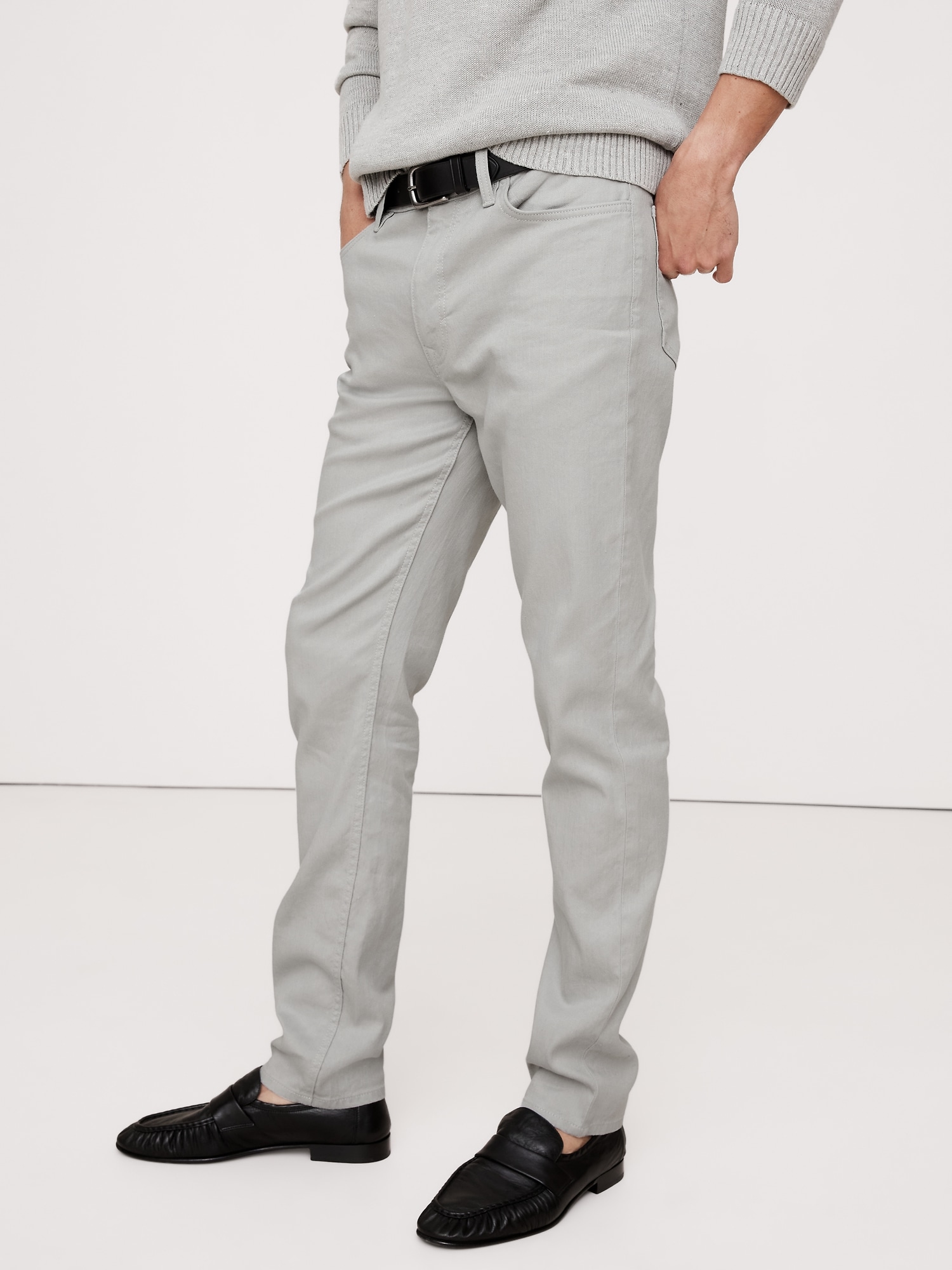 Slim Linen-Cotton Traveler Pant