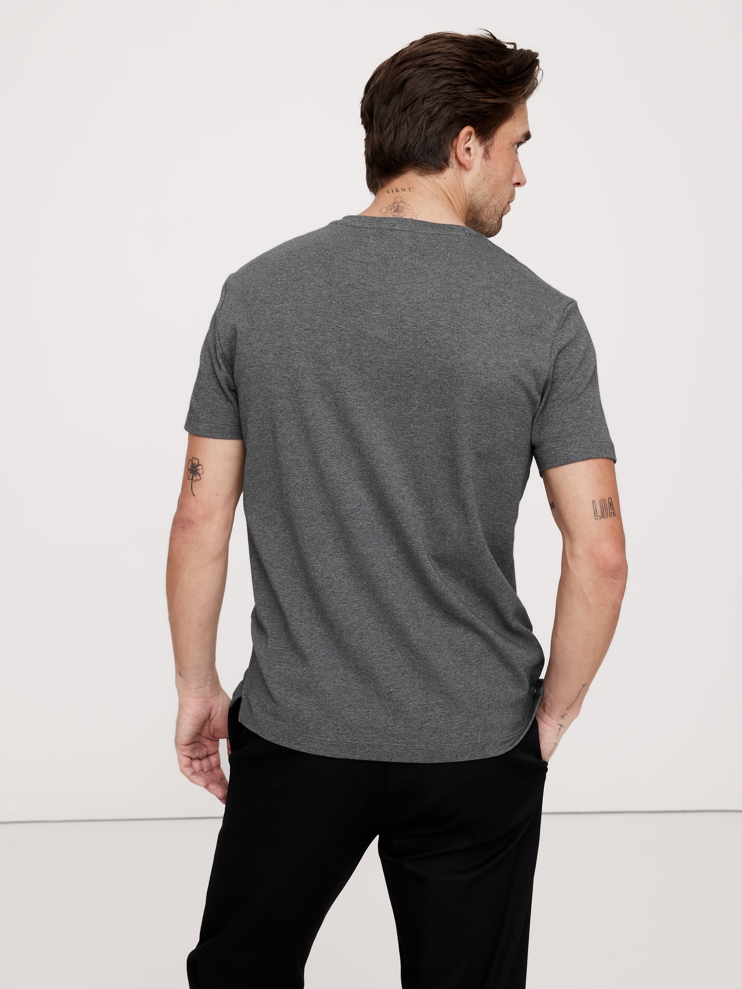 Luxury-Touch V-Neck T-Shirt