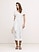 Image number 2 showing, Embroidered Cotton Poplin Ruched Dress