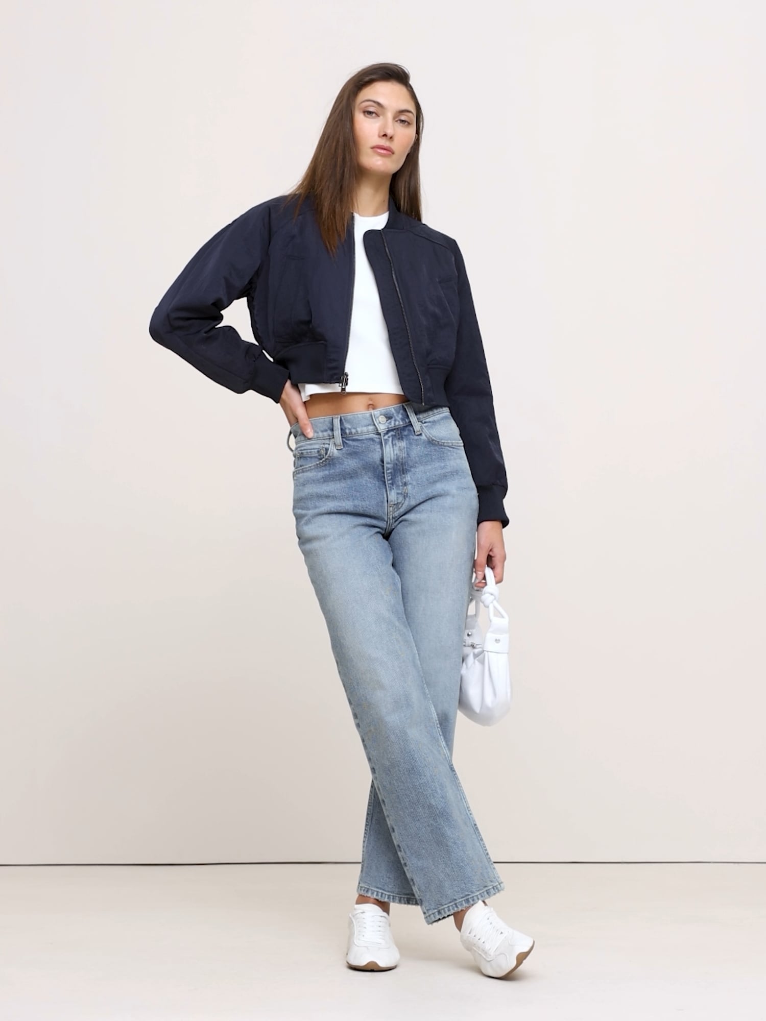 L'image numéro 2 présente Blouson d’aviateur court hydrorésistant