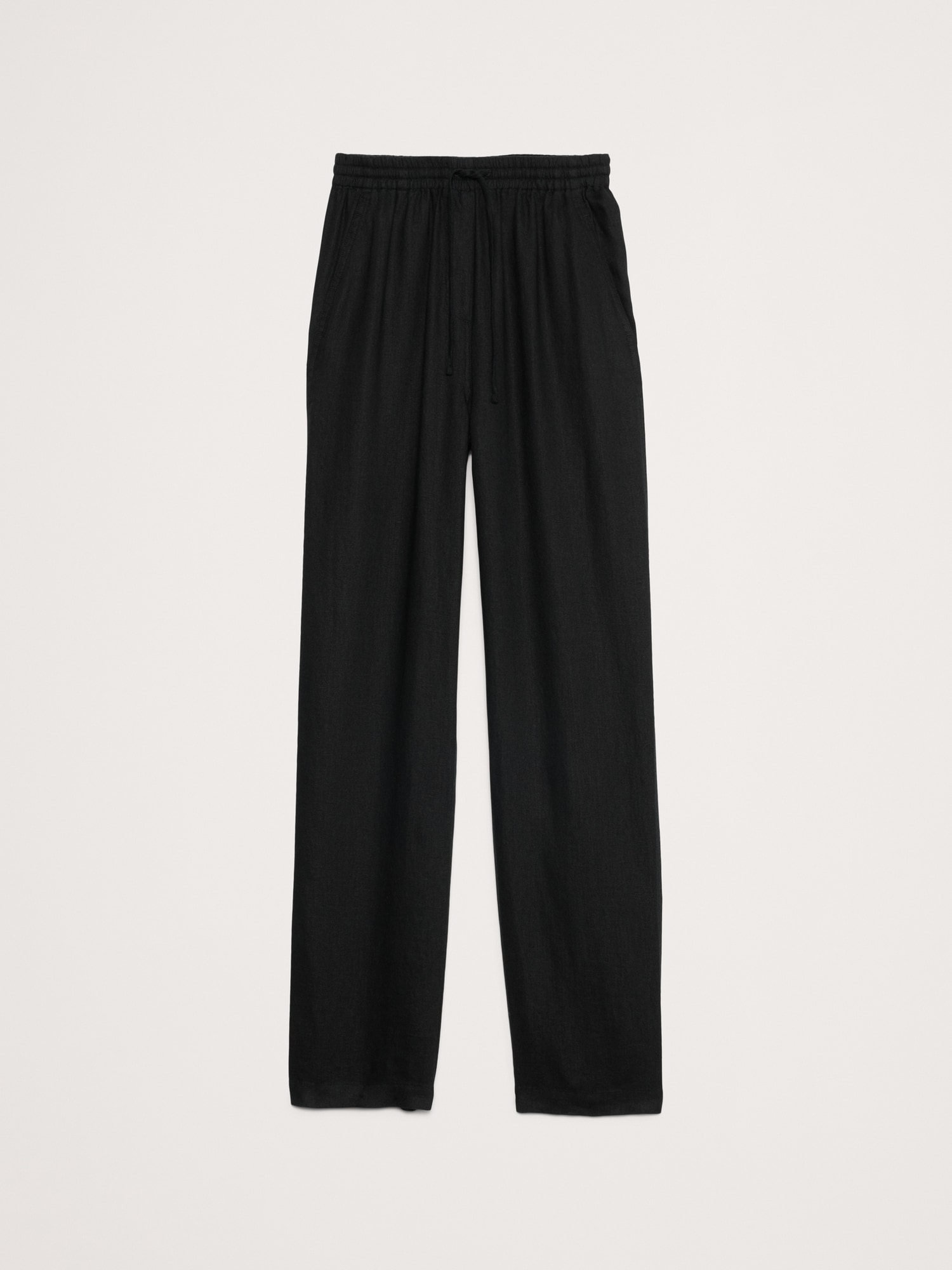 Linen Pull-On Ankle Pant