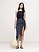 Image number 2 showing, Matte Silk Side-Ruche Skirt