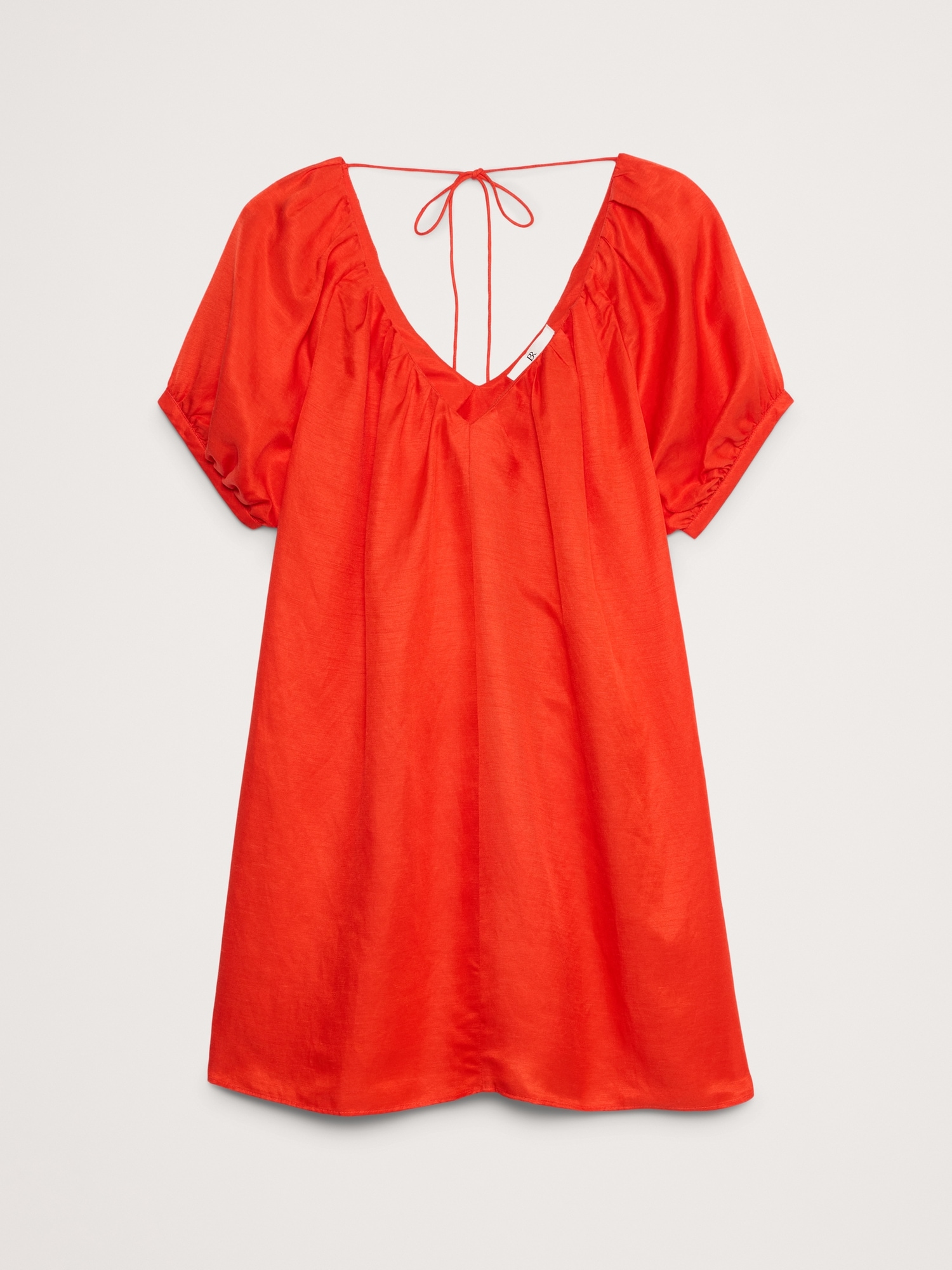 Viscose-Linen Mini Dress