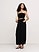 Image number 2 showing, Stretch-Crepe Drape Front Maxi Skirt