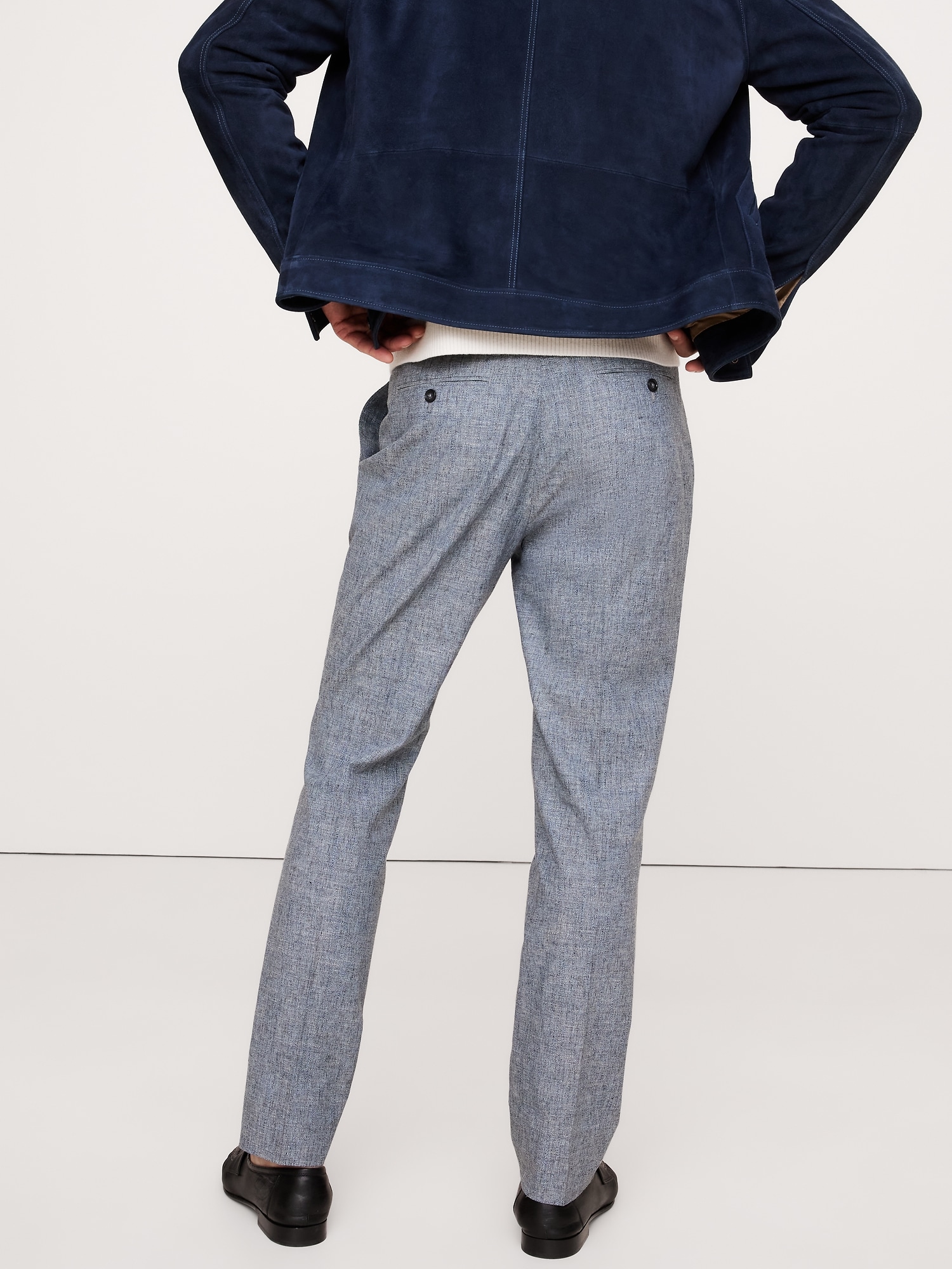 Cotton-Linen Suit Pant