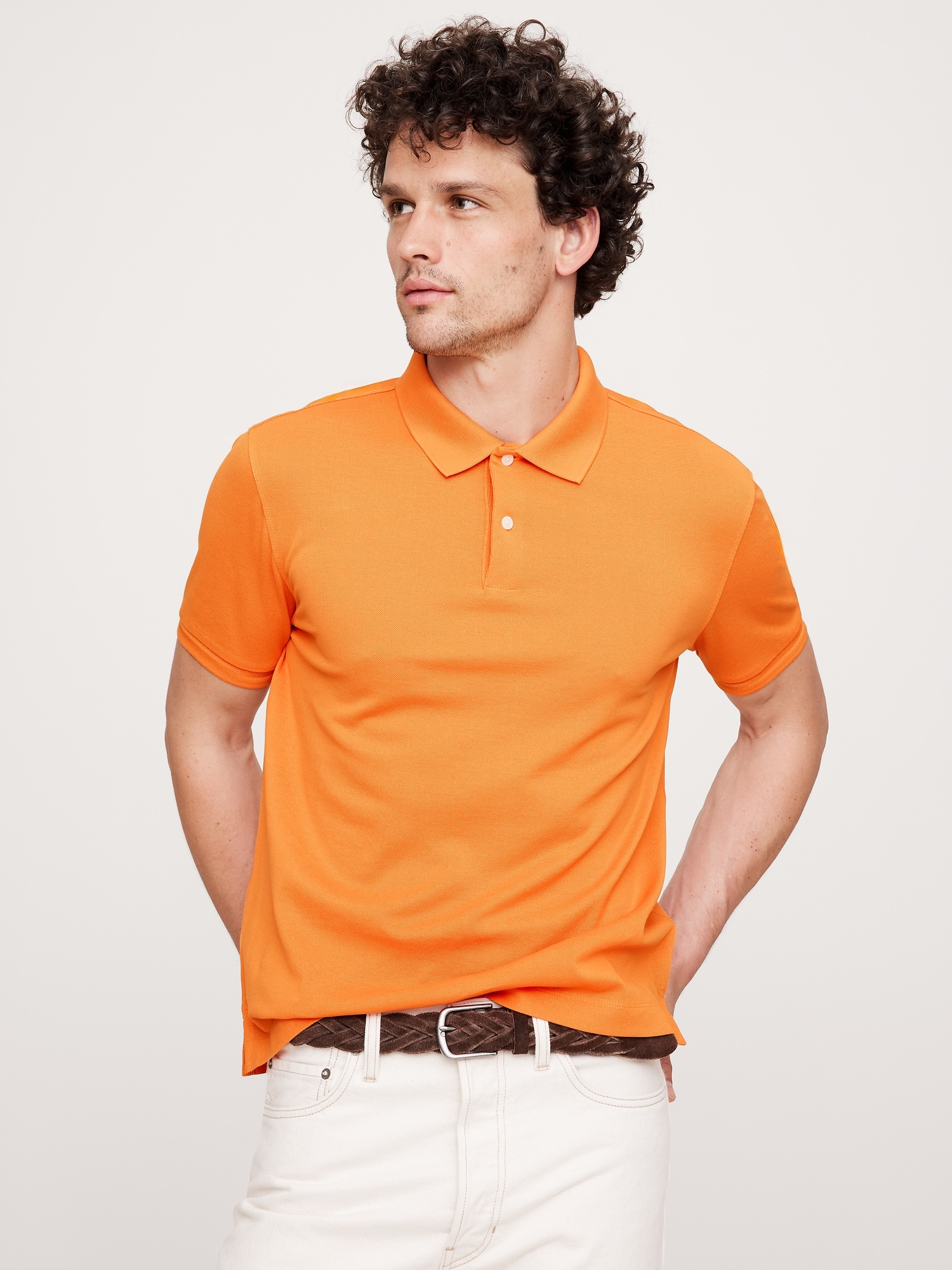 Luxury-Touch Pique Polo