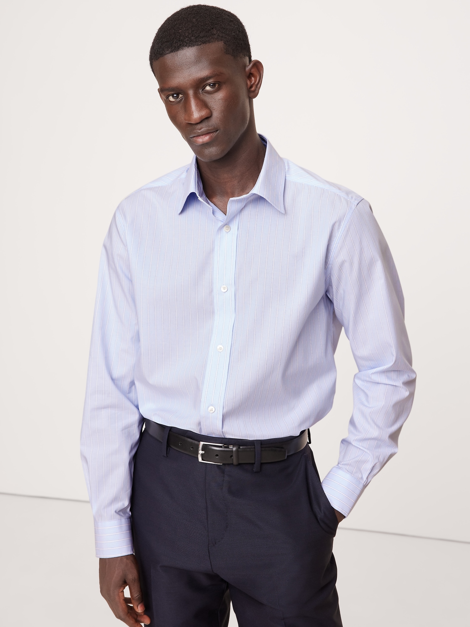 Standard-Fit Wrinkle-Resistant Dress Shirt