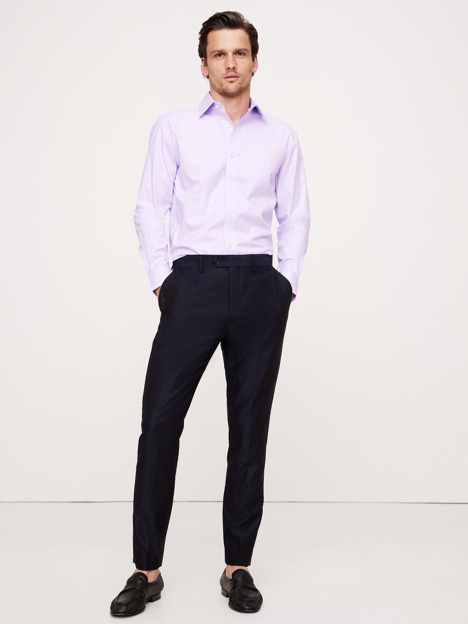 Standard-Fit Wrinkle-Resistant Dress Shirt