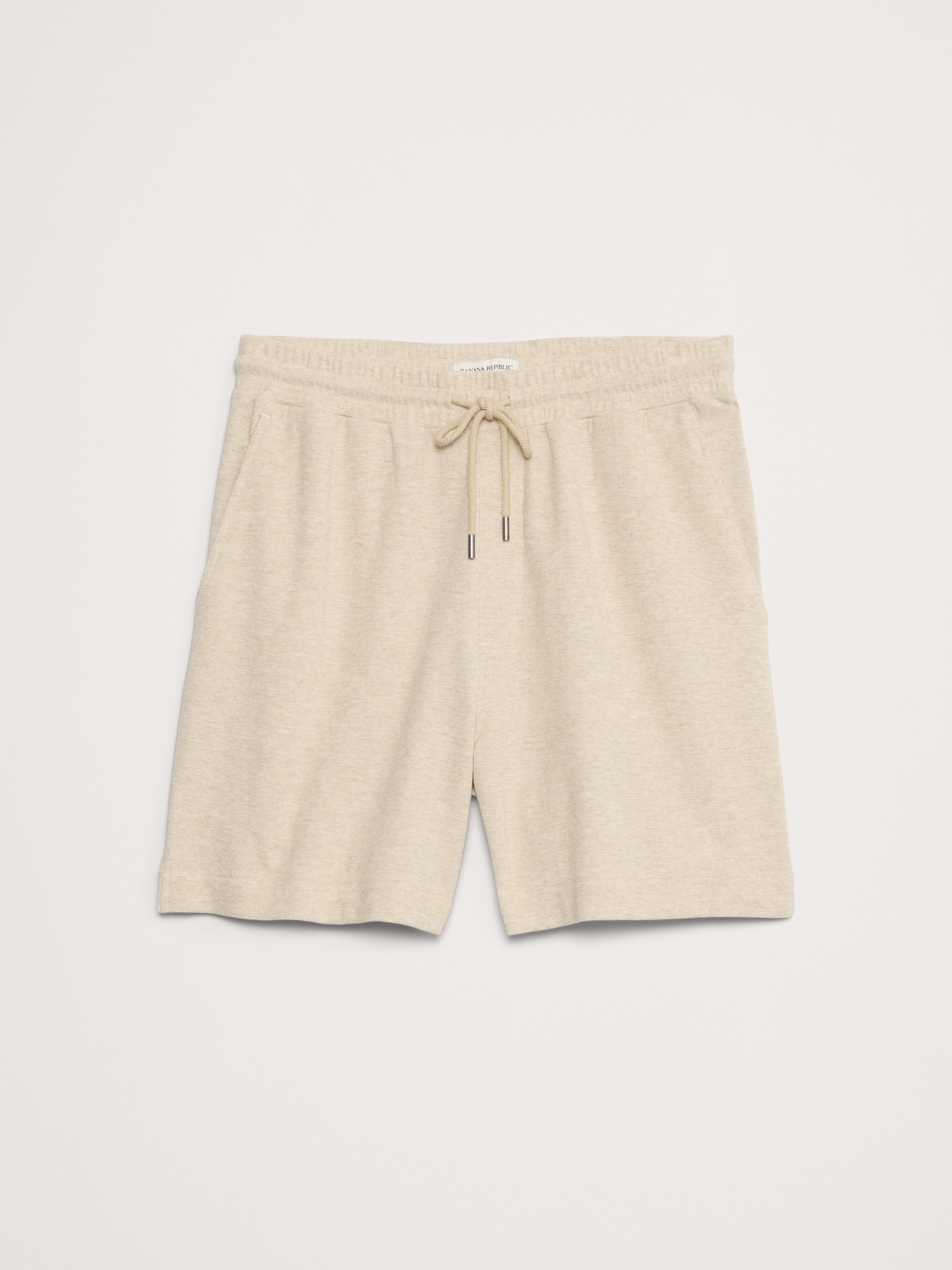 Waffle-Knit Pull-On Short