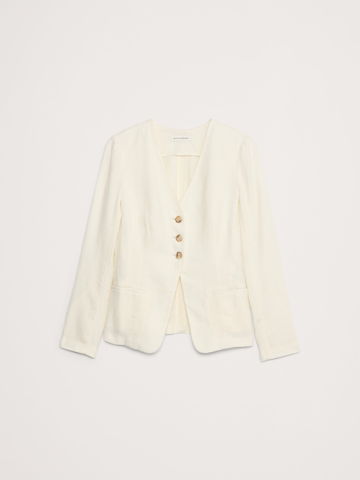 Linen Blazer Top