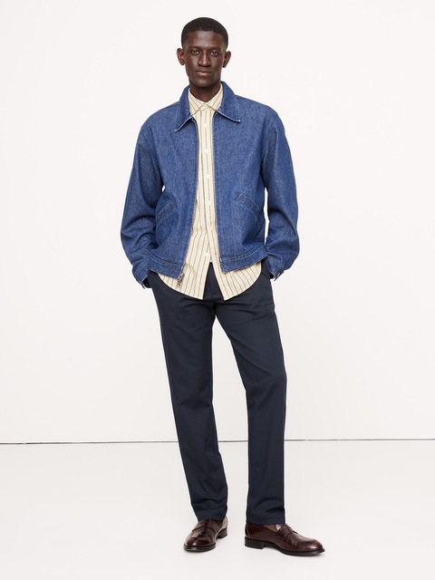CHINO ÉTROIT EN TISSU ITALIEN EXTENSIBLE