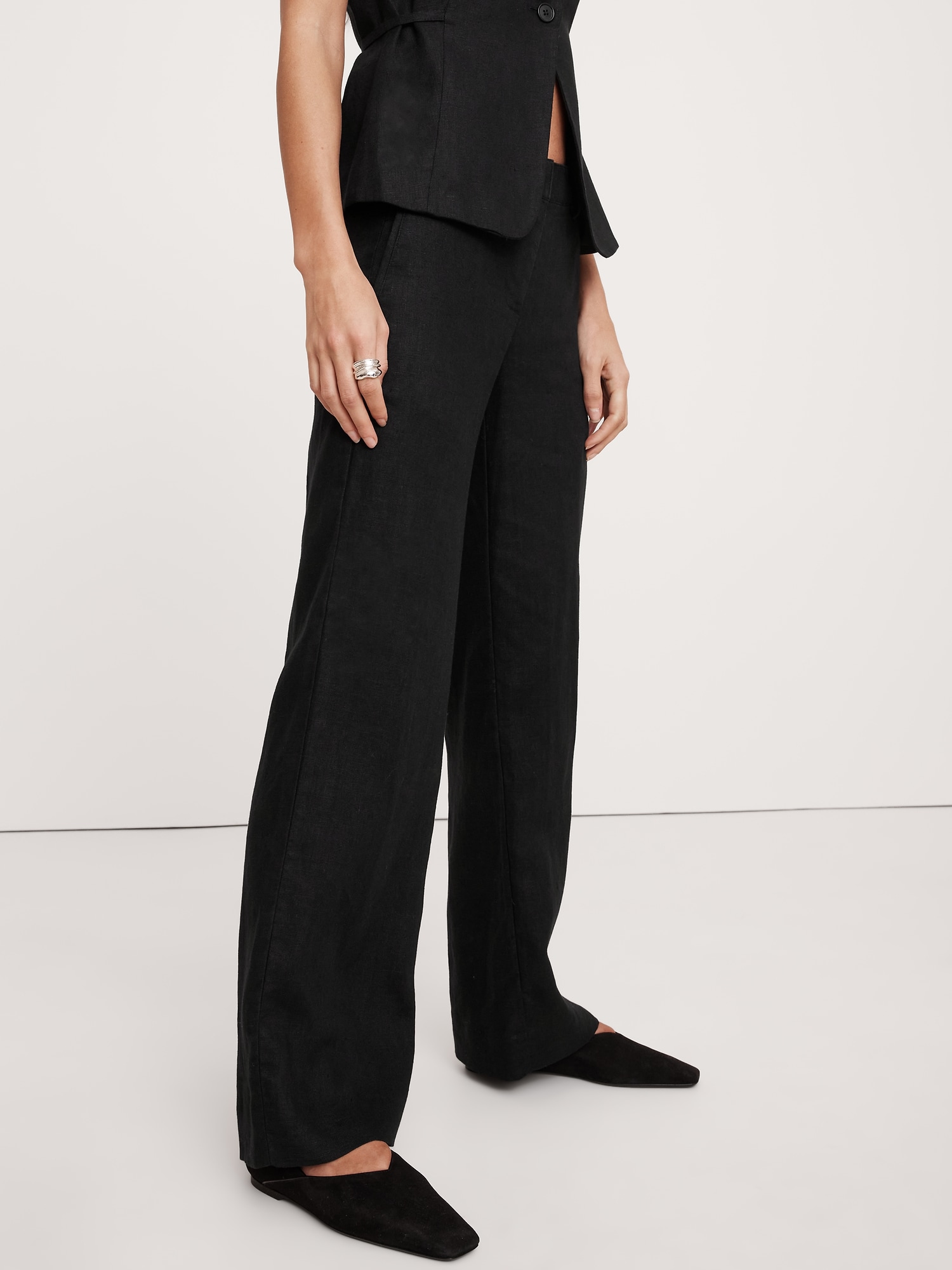 The Everyday Wide-Leg Linen Pant