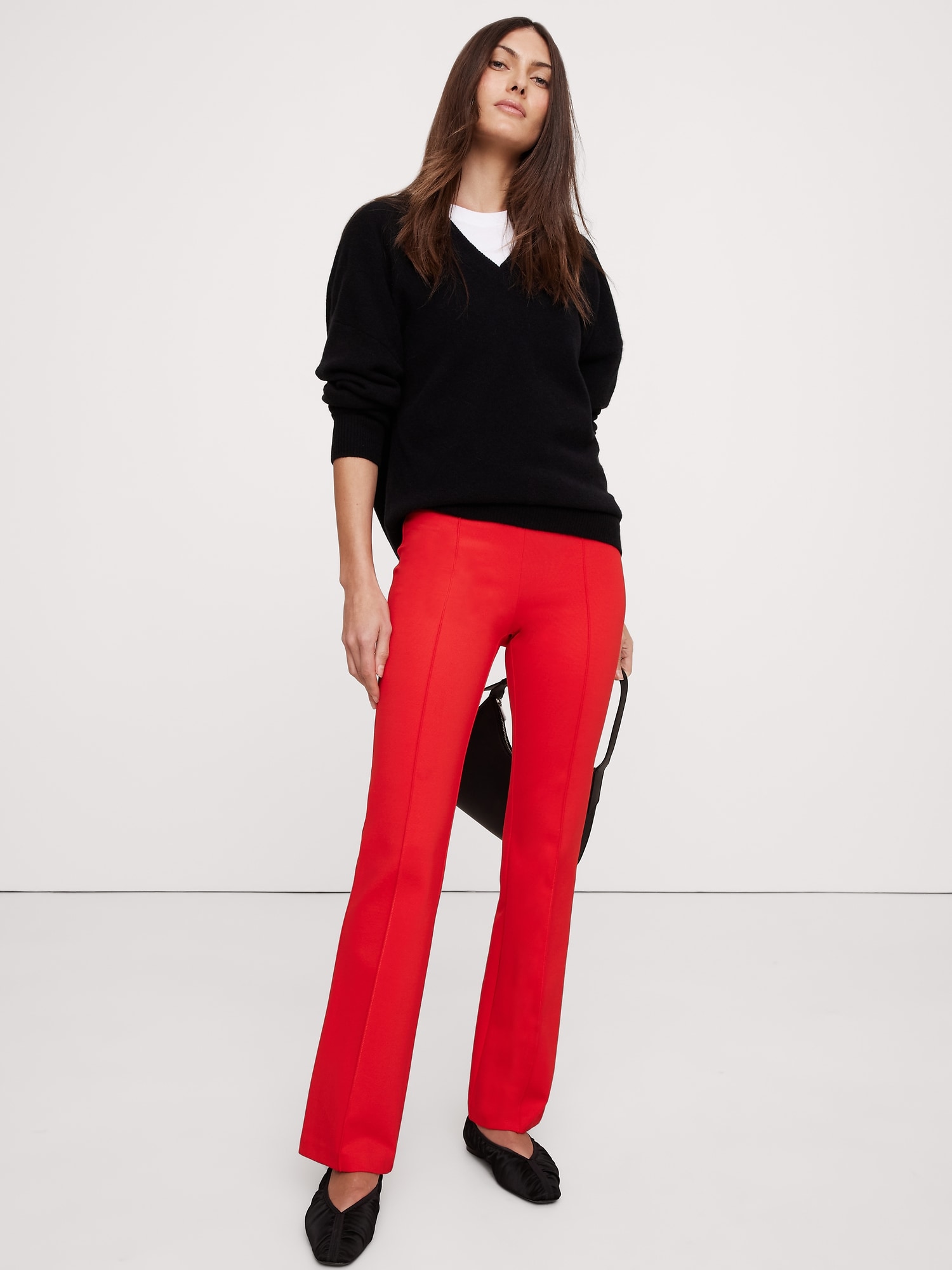 Crop Flare Everywhere Ponte Pant