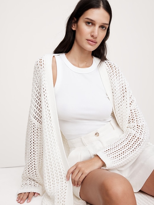 Forever Sweater Banana Republic Outlet Cardigan Oversized Cotton