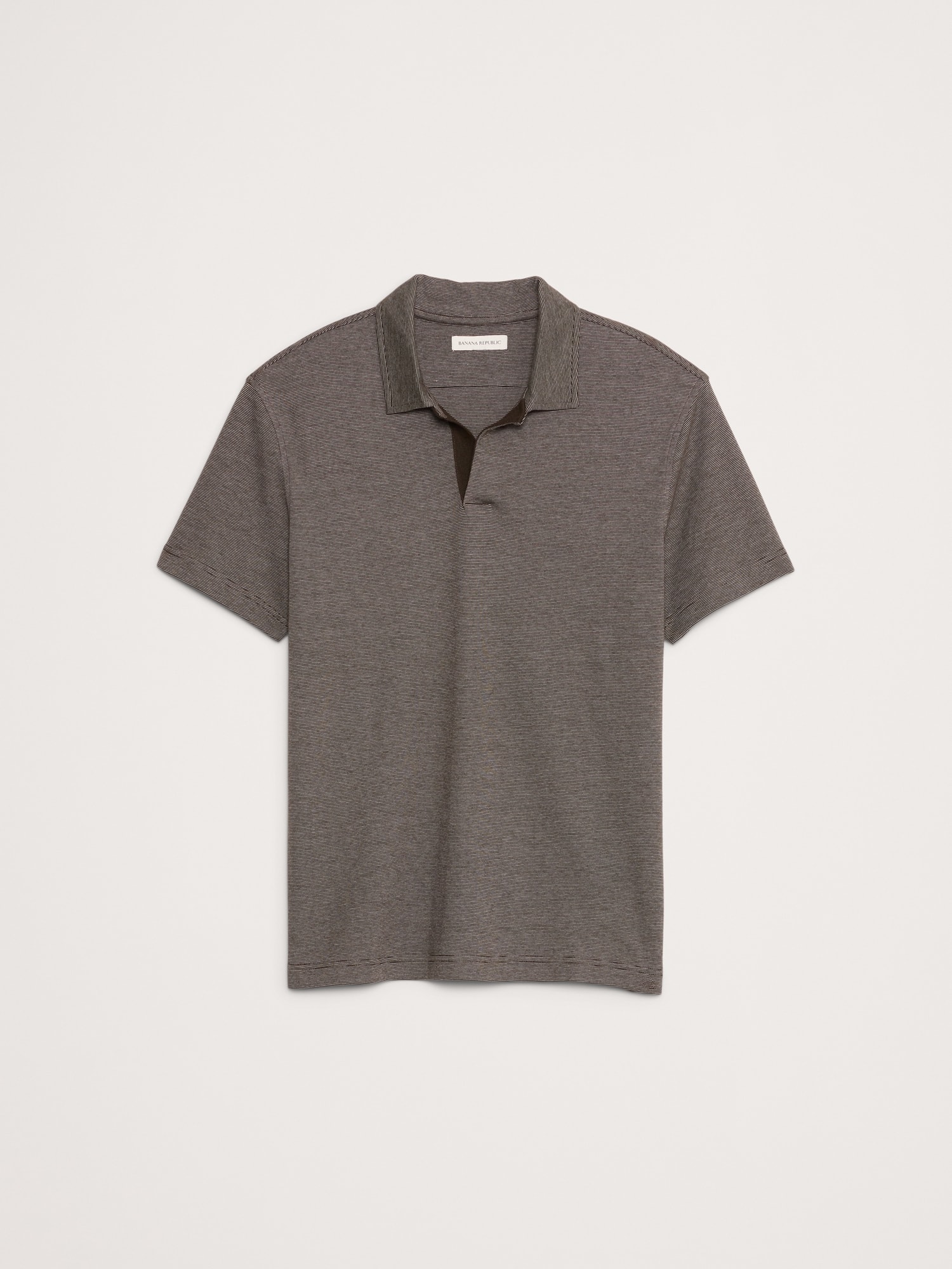 Slim Luxury-Touch Stripe Polo