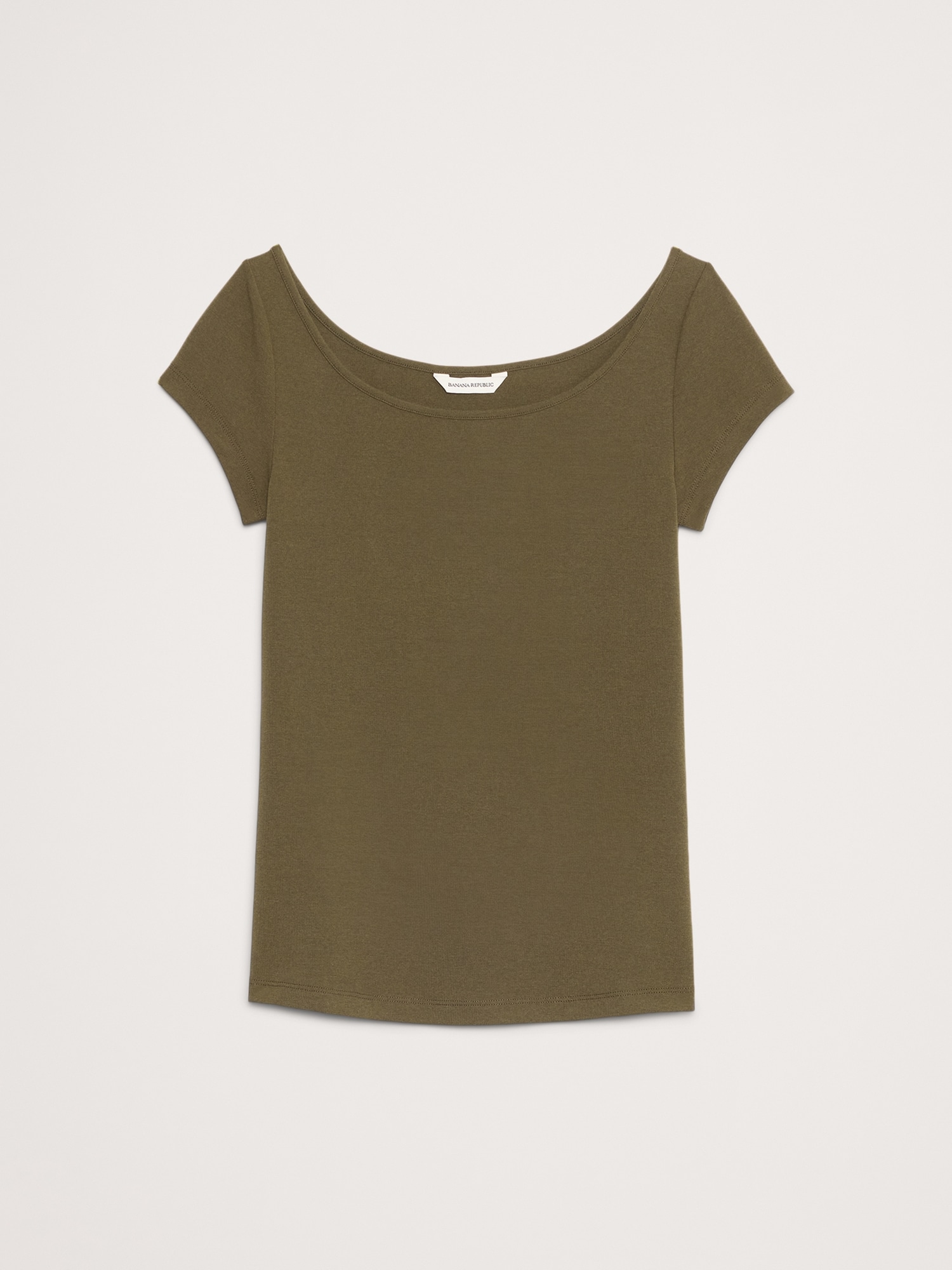 Refined Scoop-Neck T-Shirt