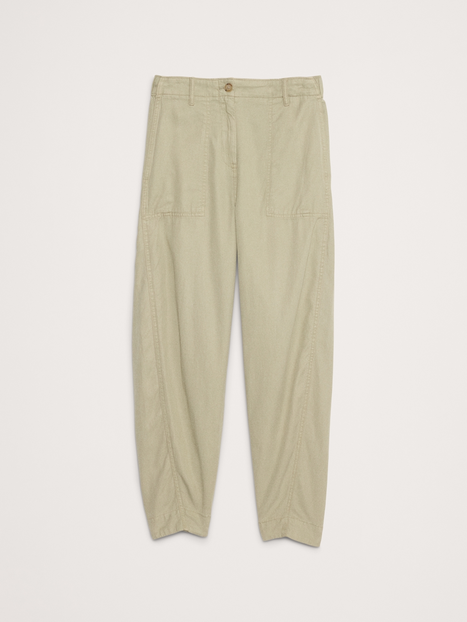 Soma High-Rise Barrel-Leg Pant