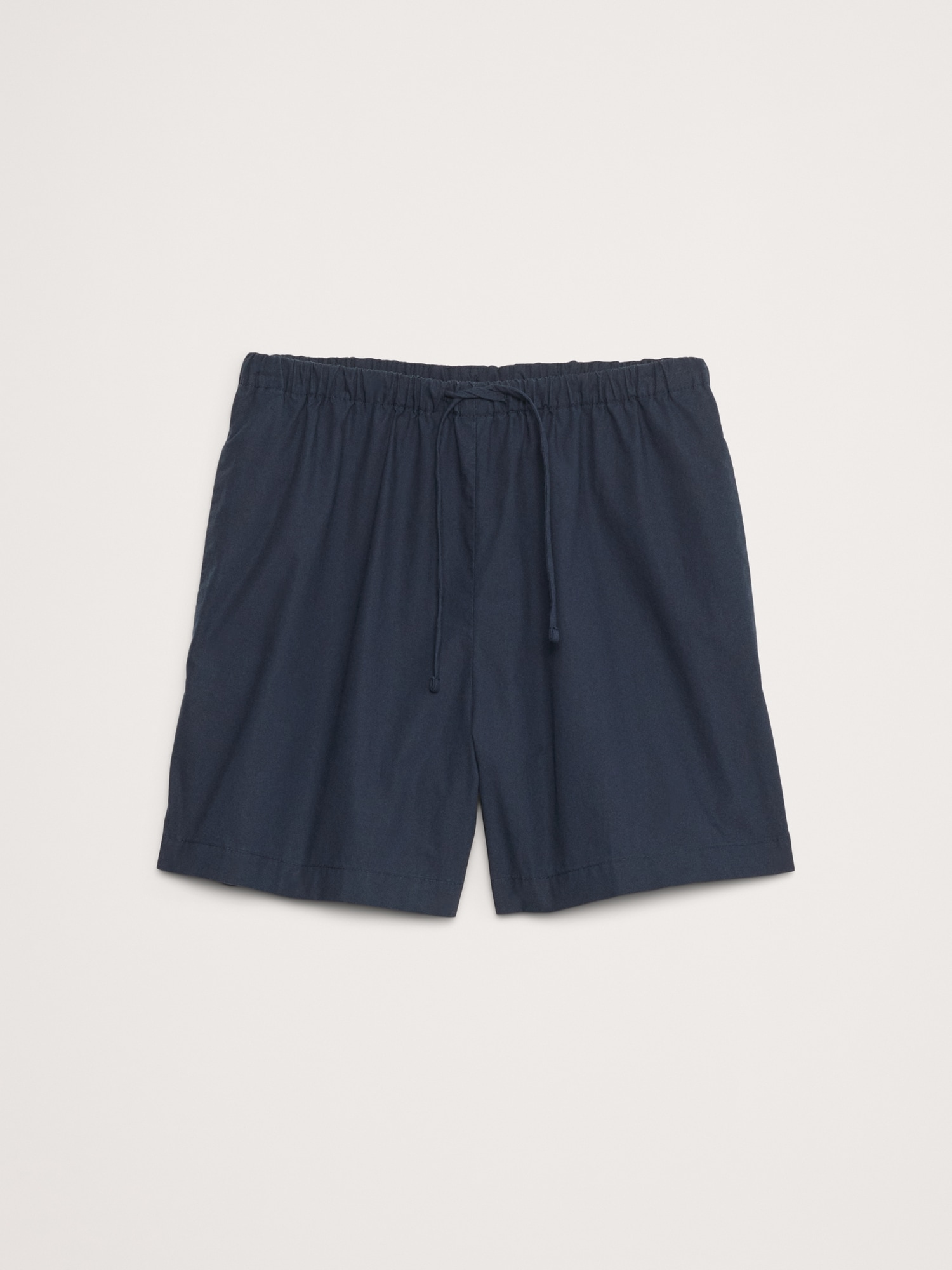 Poplin Pull-On Drawstring Short