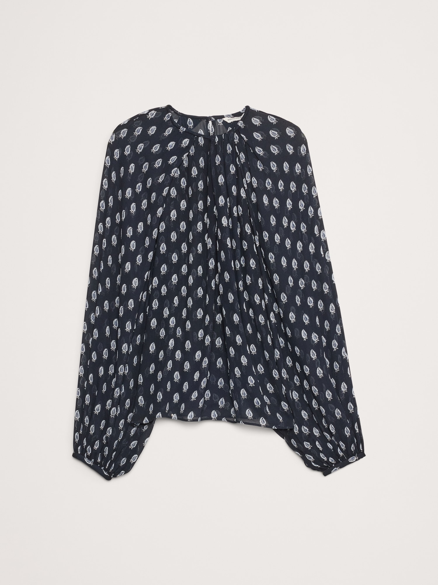 Chiffon Twist-Neck Top