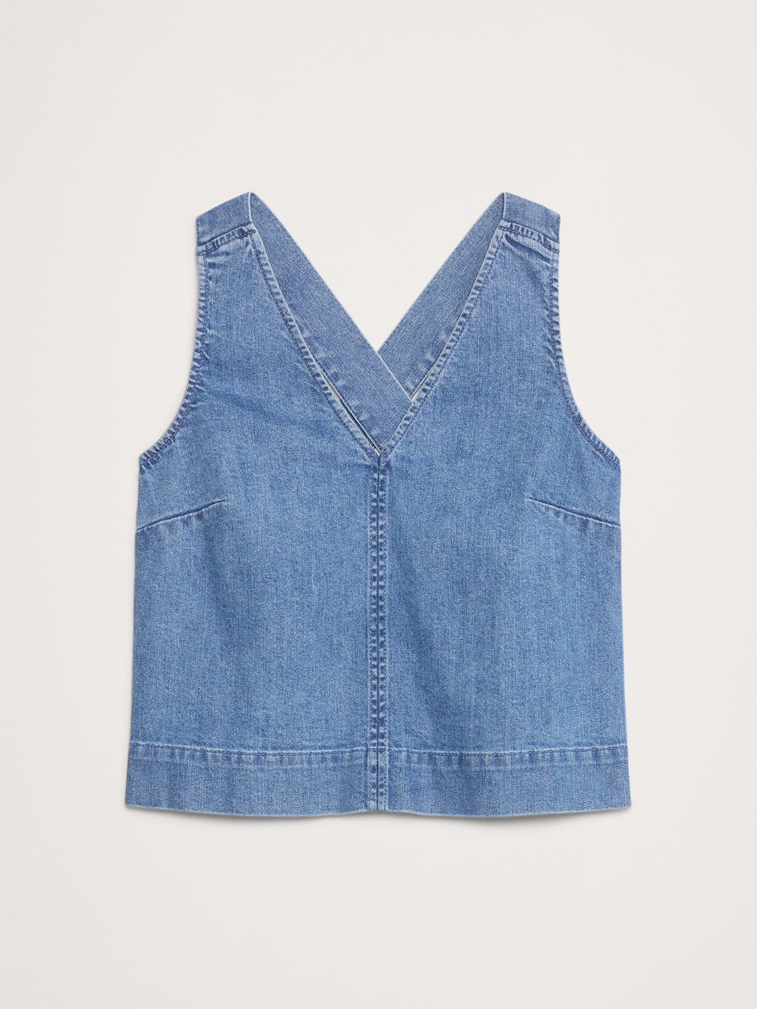 Denim Cross-Back Tank