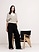 Image number 2 showing, Pull-On Wide-Leg Drapey Twill Pant